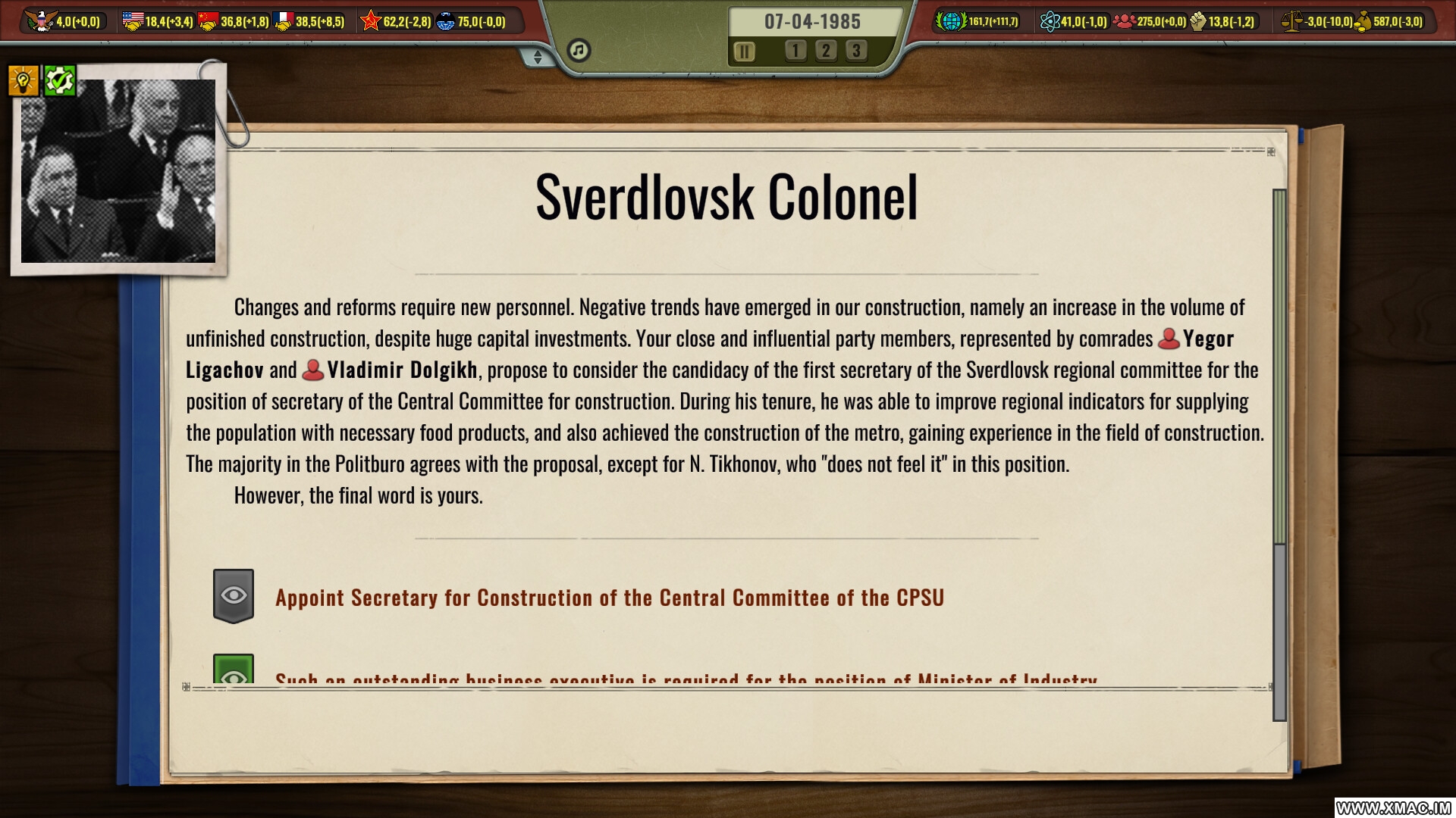 克里姆林宫危机:冷战 Crisis in the Kremlin: The Cold War for Mac v1.0.5 英文原生版-2 克里姆林宫危机:冷战 Crisis in the Kremlin: The Cold War for Mac v1.0.5 英文原生版-2