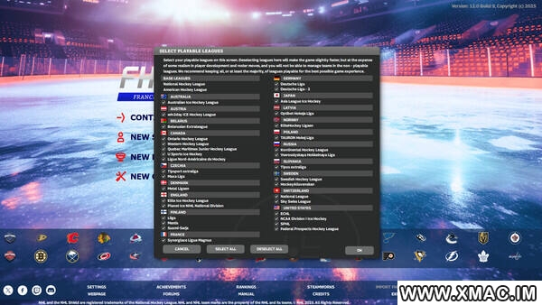 特许经营曲棍球经理12